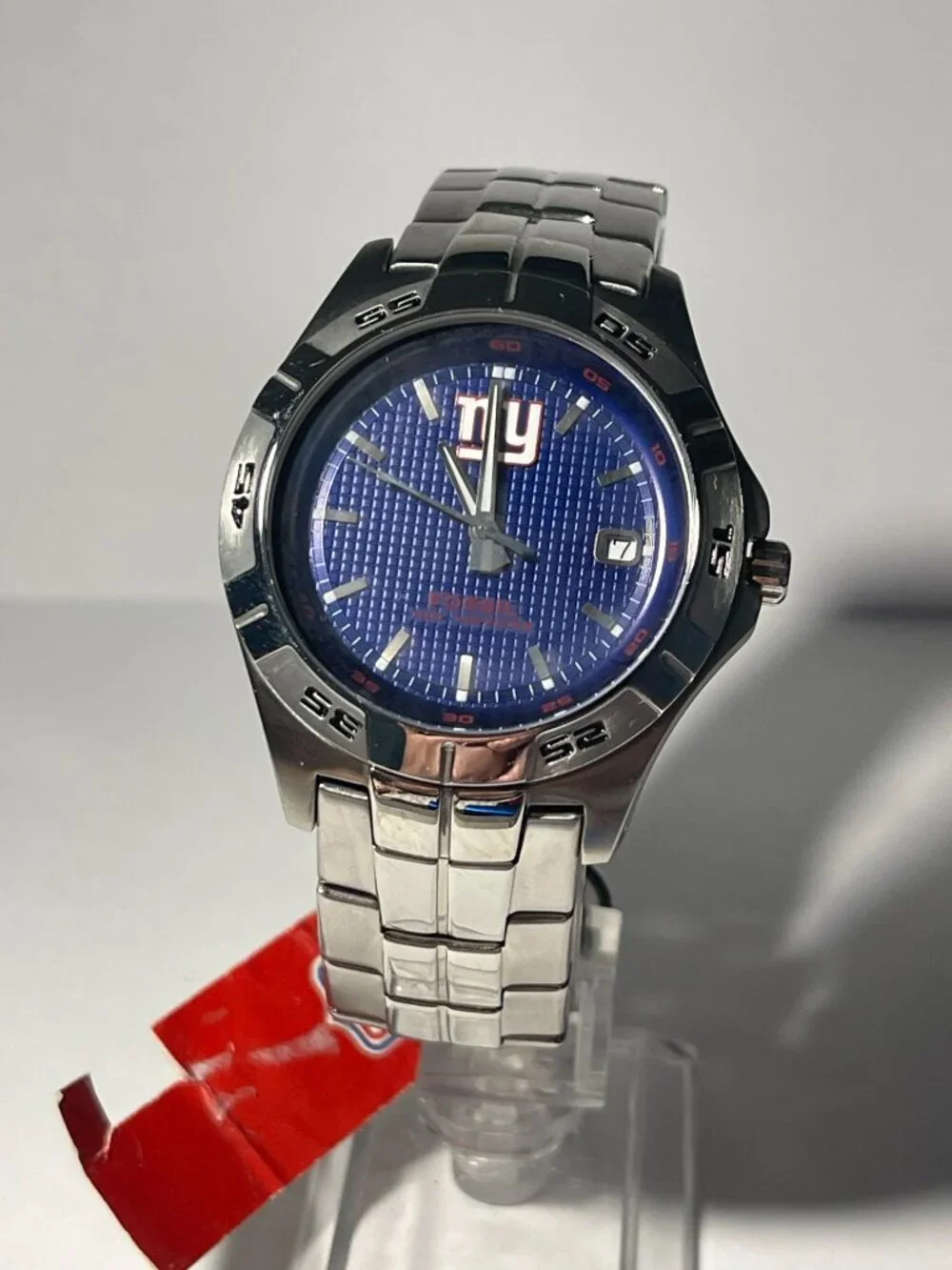 New York Giants NFL Stainless-Steel Watch by Fossil NEW (RARE)